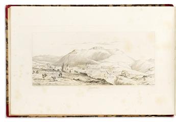 (MEXICO--PLATE BOOKS.) John Pye, engraver; after Mrs. Henry G. Six Views of the Most Important Towns, and Mining Districts,